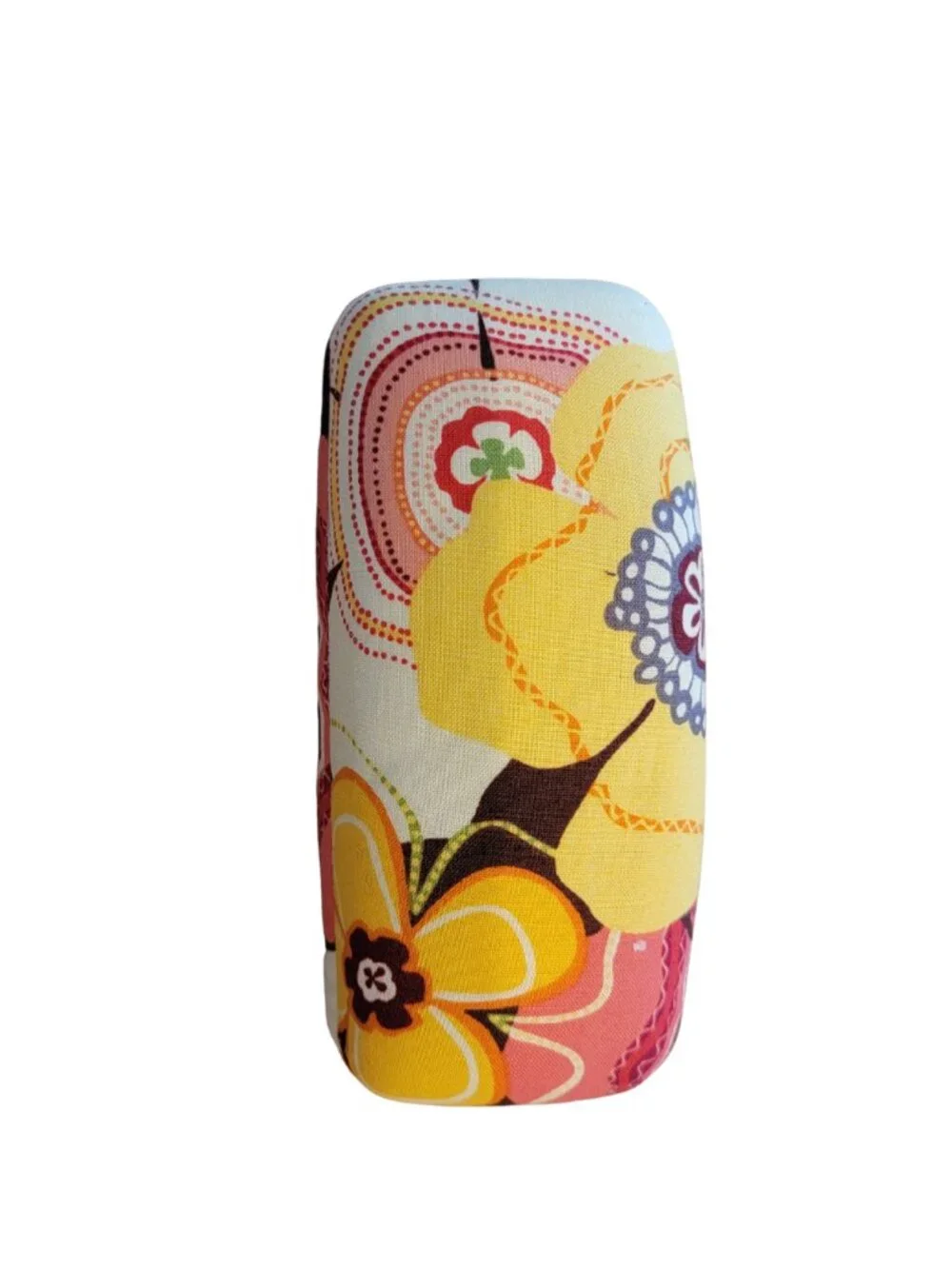 Vera Bradley Eyeglass Hinged Hard Case in Buttercup (retired) Print
